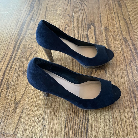 Old Navy Peep Toe Black High Heel - Picture 12 of 16